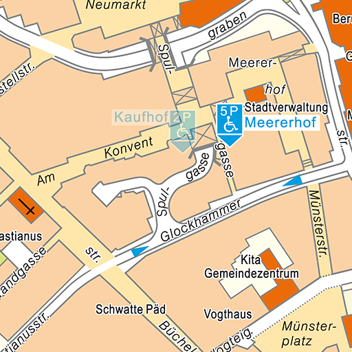 Kartenausschnitt Meererhof